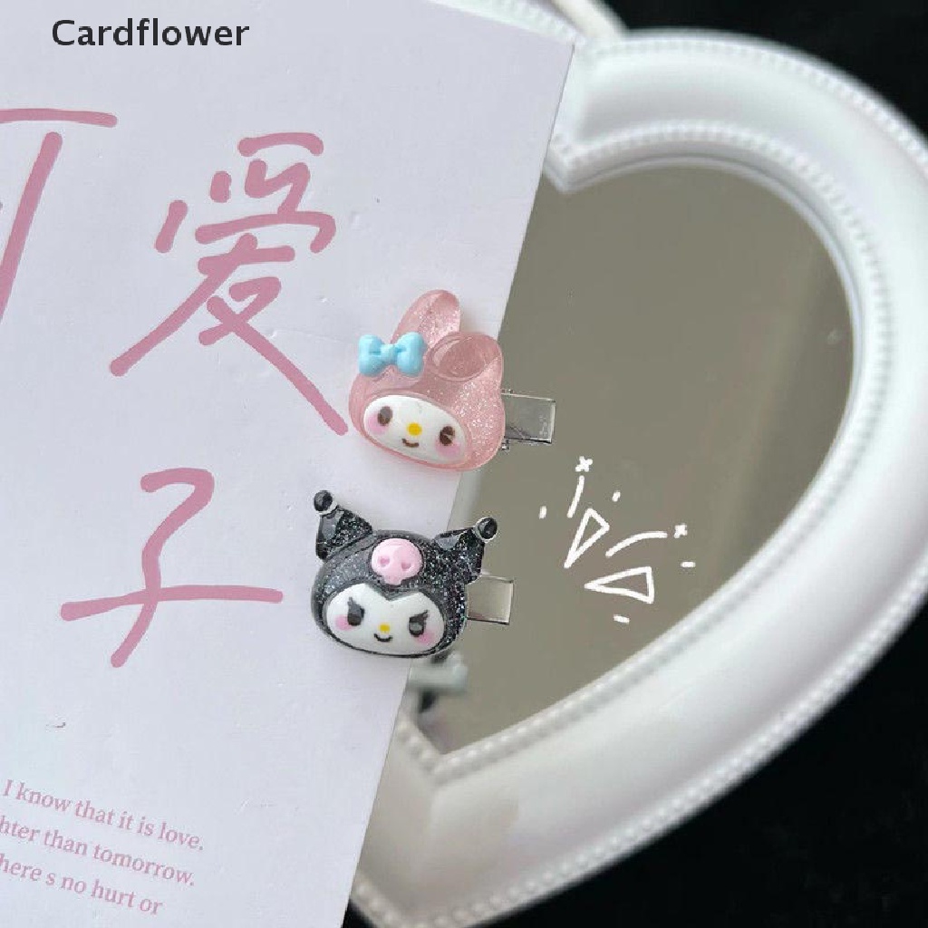 &lt; Cardflower &gt; 1 / 5 Kẹp Tóc Mini Họa Tiết Hoạt Hình Cún Sanrio Ngọt Ngào Và Hoang Dã Dễ Thương Dành Cho Nữ Sinh