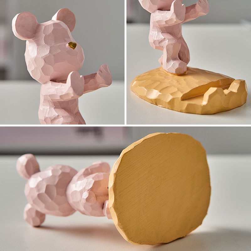 Giá Đỡ Điện Thoại Di Động Android Sáng Tạo Để Bàn Trang Trí Nội Thất Nhà / Văn Phòng