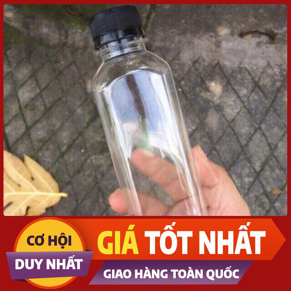 [FREESHIP] G006 - Combo 100 chai nhựa dùng 1 lần/ chai đựng trà sữa 330ml - GIÁ TẠI XƯỞNG