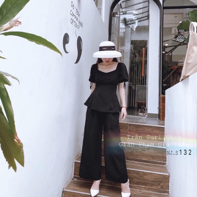 Tổng Hợp Áo Peplum Phối Quần Ống Rộng Giá Rẻ, Bán Chạy Tháng 8/2023 -  Beecost
