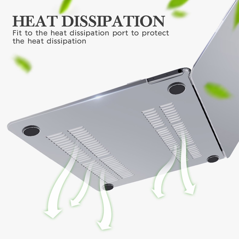 Ốp nhựa cứng thích hợp cho macbook air 11 "13 '' pro retina 12 '' pro retina 13 '' 15 ''