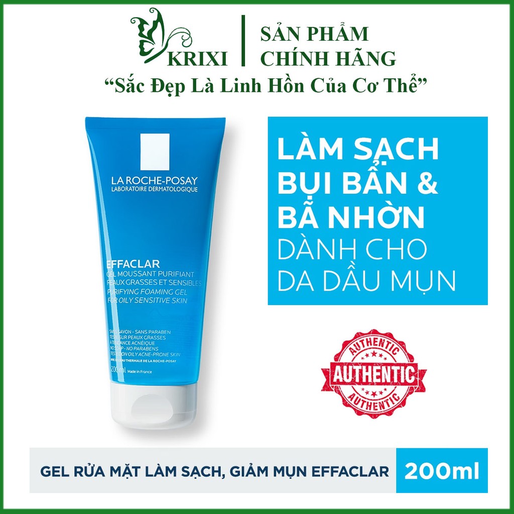 Sữa rửa mặt La Roche Posay, Gel rửa mặt la roche posay 50ml , 200ml, 400ml | BigBuy360 - bigbuy360.vn