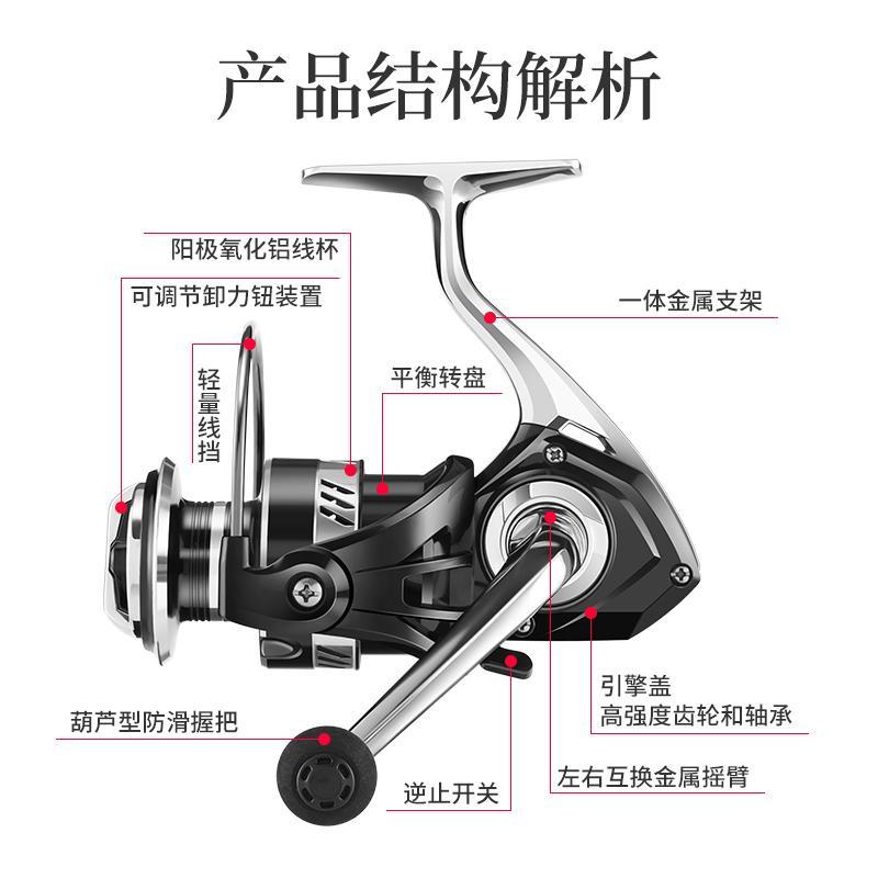 Máy Câu Cá 13 Bạc Đạn Bằng Kim Loại Cao Cấp
