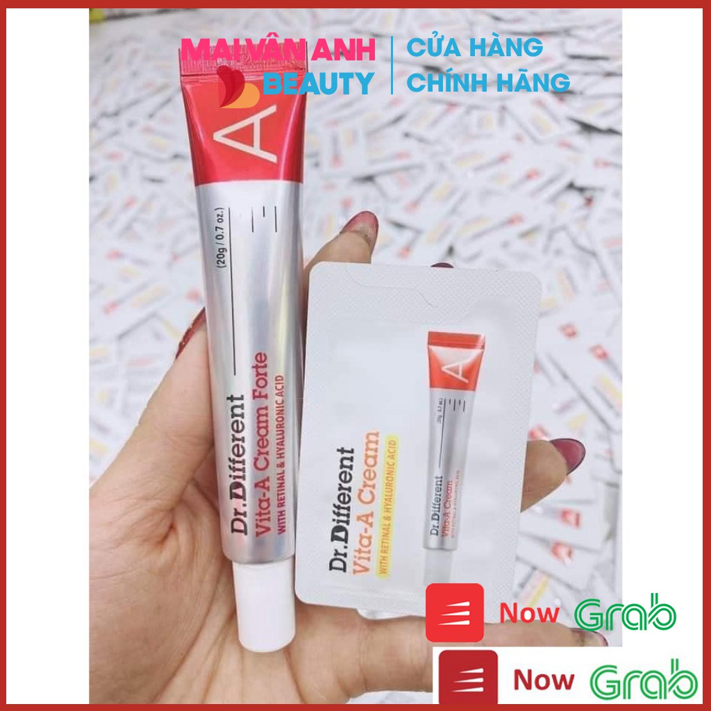 Gói test kem dưỡng Vita A Cream Forte Retinal Dr.Different 0.05