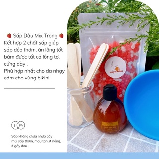 Combo Sáp Wax Chén Mỡ Trăn 75ml