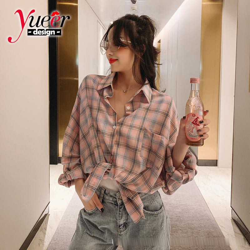 Áo sơ mi tay dài kẻ sọc ca rô size S-XL | BigBuy360 - bigbuy360.vn