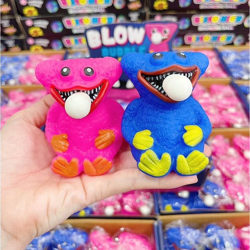 Mochi thú thổi bong bóng bóp tay giảm stress