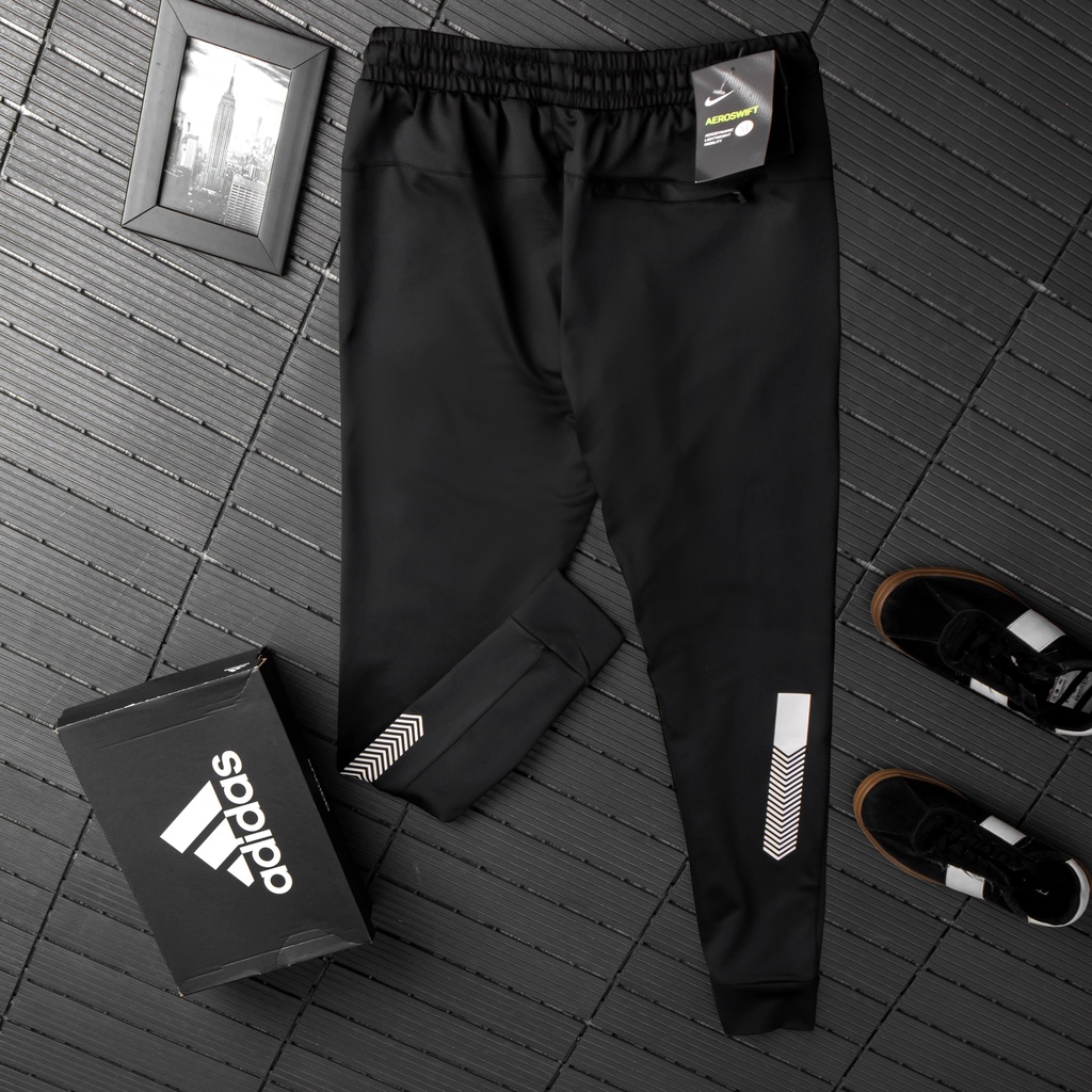 (FREE SHIP)_Quần dài jogger nam THUN POLY sọc in ,ỐNG BO co dãn 4 chiều