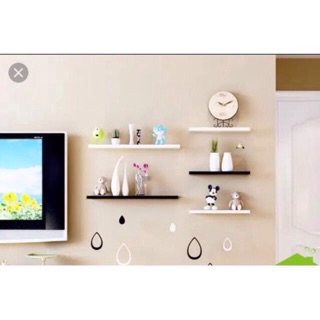 Kệ gỗ treo tườngsét 5thanh ( 3 thanh 30cm + 2 thanh 40cm