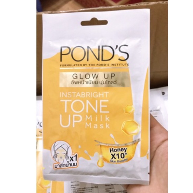 [ Mẫu mới ] Mặt nạ dưỡng trắng nâng tông POND'S WHITE BEAUTY 25g