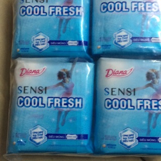 Băng vệ sinh diana sensi cool fresh ( lẻ 1 gói )