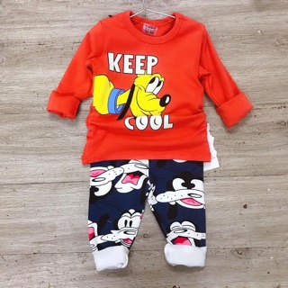 Bộ nỉ cotton QC sz nhí