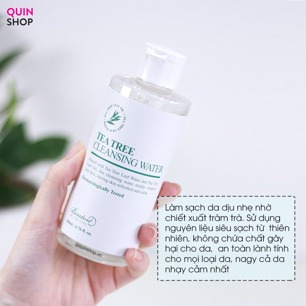 Nước Tẩy Trang Tràm Trà Benton Tea Tree Cleansing Water