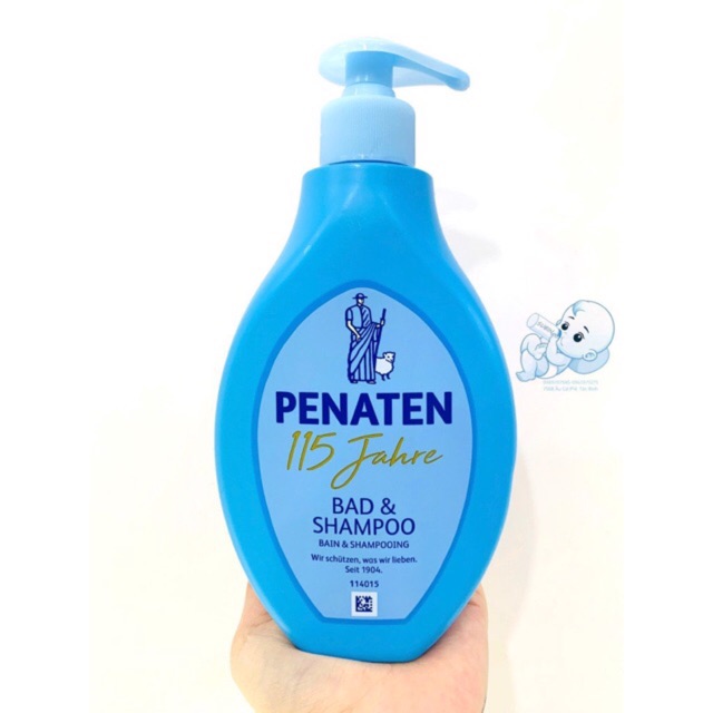 [Mẫu mới] Sữa tắm gội  Penaten Đức 400ml