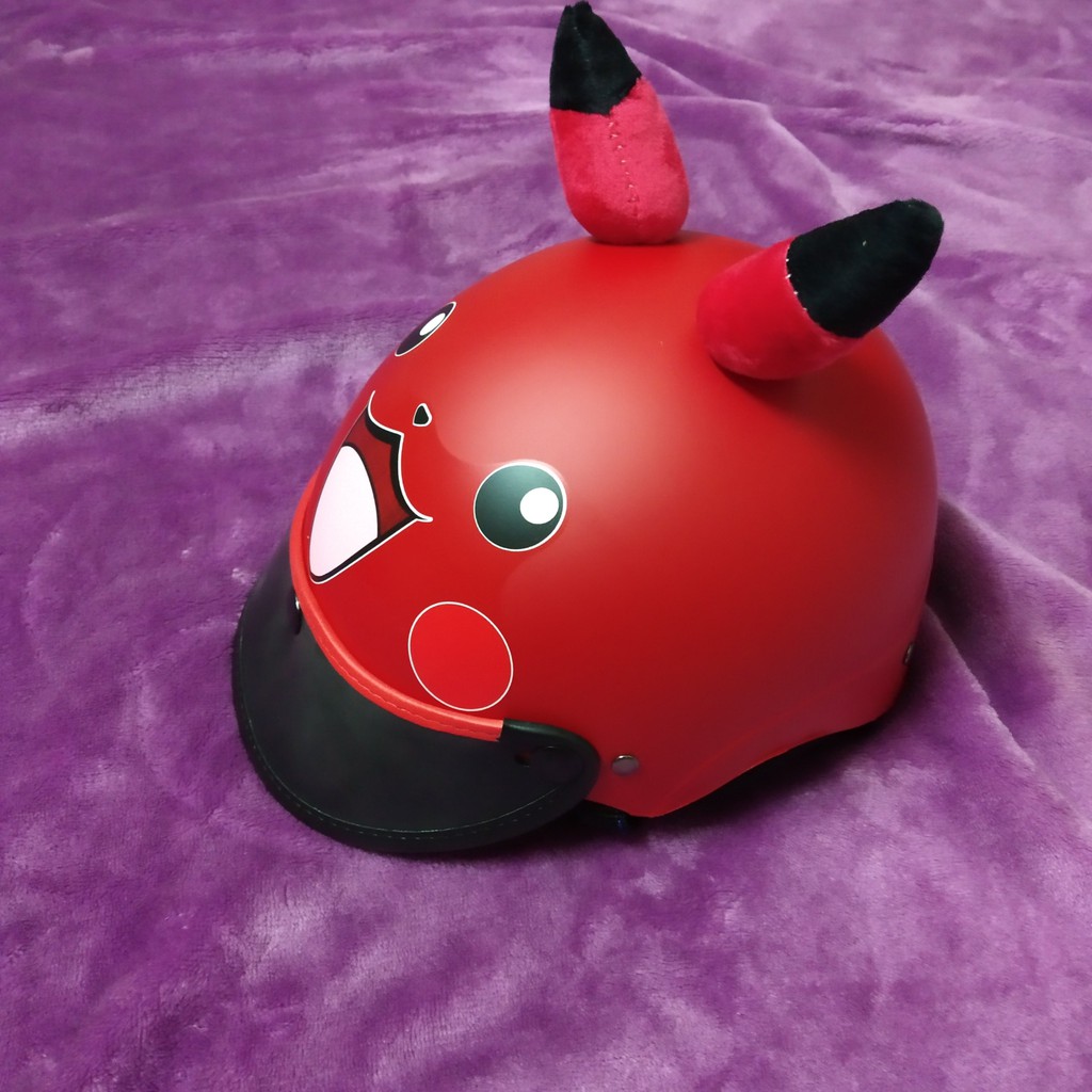Nón Bảo Hiểm Trẻ Em 3-5 Tuổi - Mũ Bảo Hiểm Pikachu Cực Xinh Dễ Thương