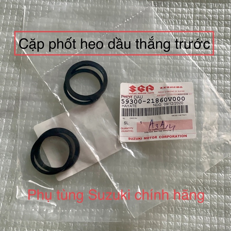 2 Cặp phốt heo dầu thắng đĩa trước Hayate