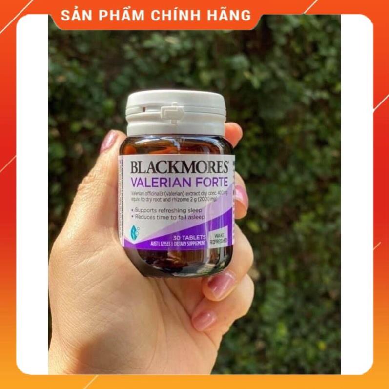 Viên uống giúp ngủ ngon Blackmore Valerian Forte chính hãng Úc mẫu mới