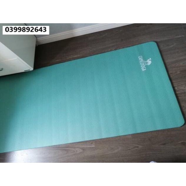 Thảm tập YOGA hiệu CAMEL (KT 185*80m dày 1,5cm ) có kèm hình có ảnh thật minh hoạ