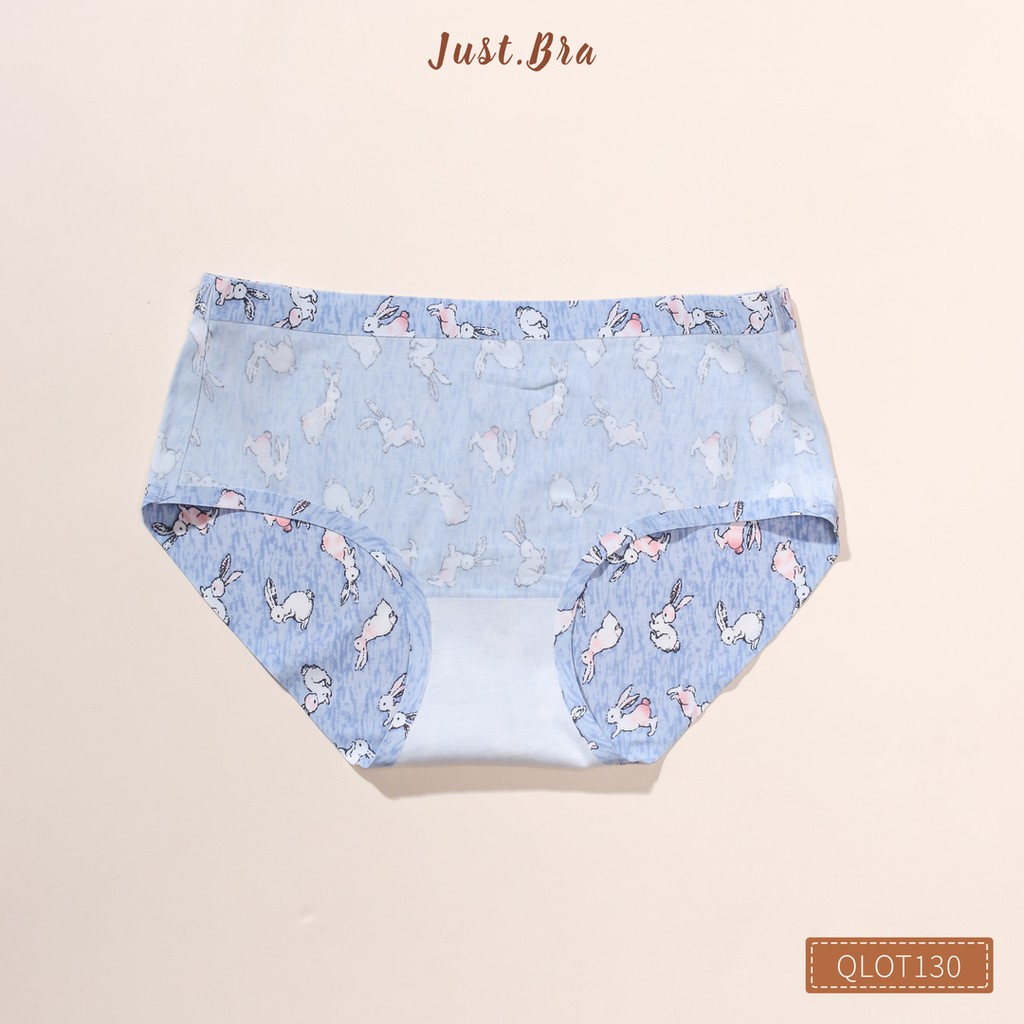 Quần lót Just Bra chất liệu su không lộ viền, họa tiết đáng yêu QLOT130 | BigBuy360 - bigbuy360.vn