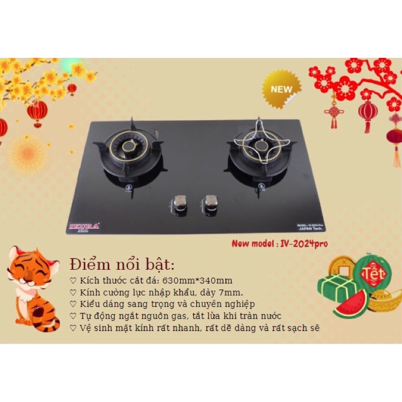 BẾP GAS ÂM LẬT AKURA