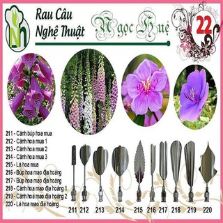 Kim rau câu 3D Ngọc Huệ Số 25 (bộ 10 kim )