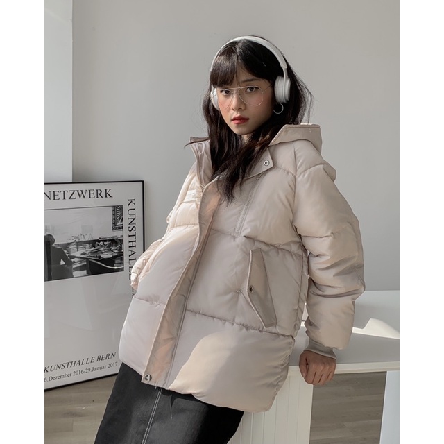 ÁO PHAO CÓ MŨ OVERSIZE CHUBBIE chất liệu dày dặn, ấm áp - CHUBBIE WINTER Jacket | BigBuy360 - bigbuy360.vn