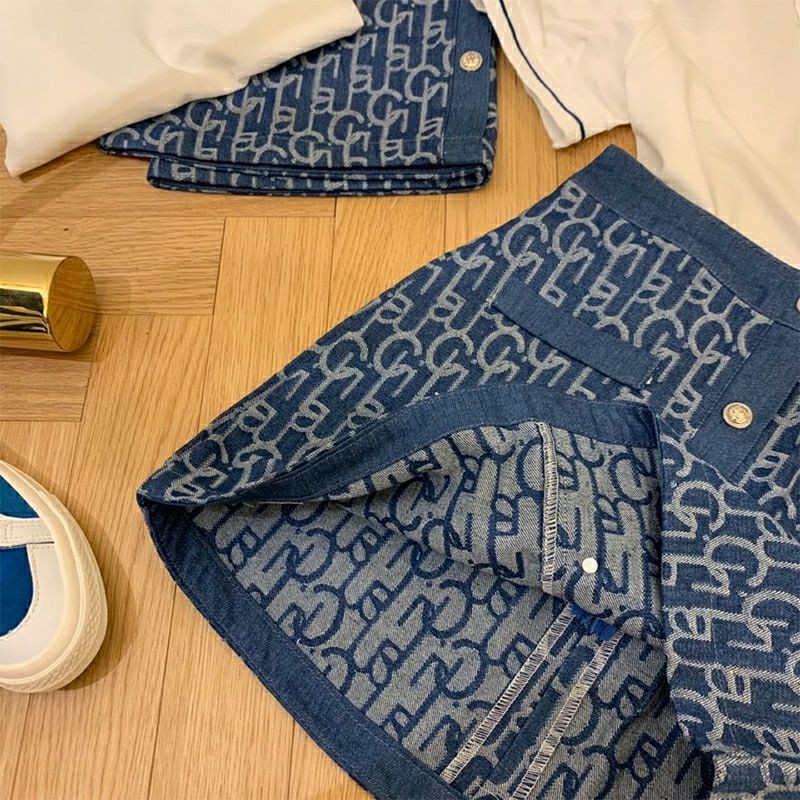 set áo cổ bẻ mix chân váy cúc ngọc | BigBuy360 - bigbuy360.vn