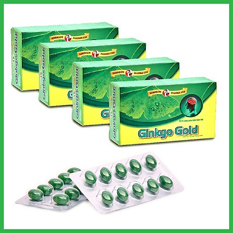 Ginkgo Gold - Hỗ trợ tuần hoàn và tăng lưu lượng máu, tăng cường trí nhớ (30v)