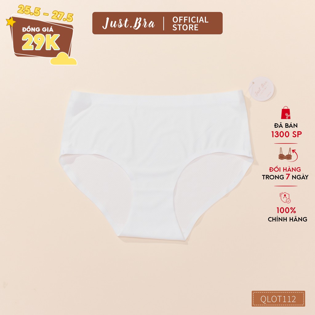 [M&atilde; FAMALLT5 giảm 15% đơn 150k] Quần l&oacute;t nữ Just Bra chất su tho&aacute;ng m&aacute;t, kh&ocirc;ng lộ viền QLOT112