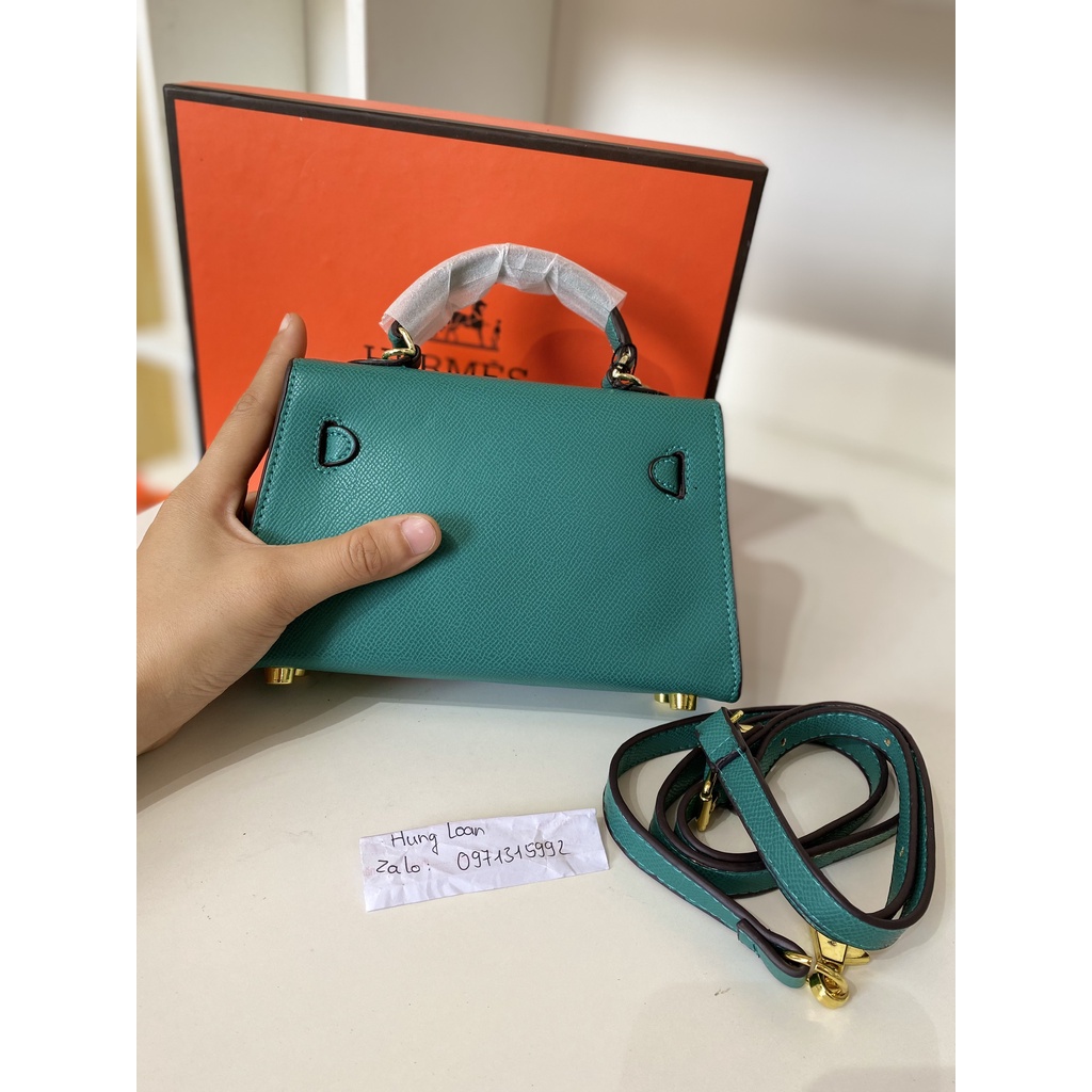 Túi xách HM xanh HM đeo chéo ,quai xách tay hot 2021