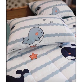 Bộ ga gối 100% cotton lụa hàn quốc ( chưa mền)