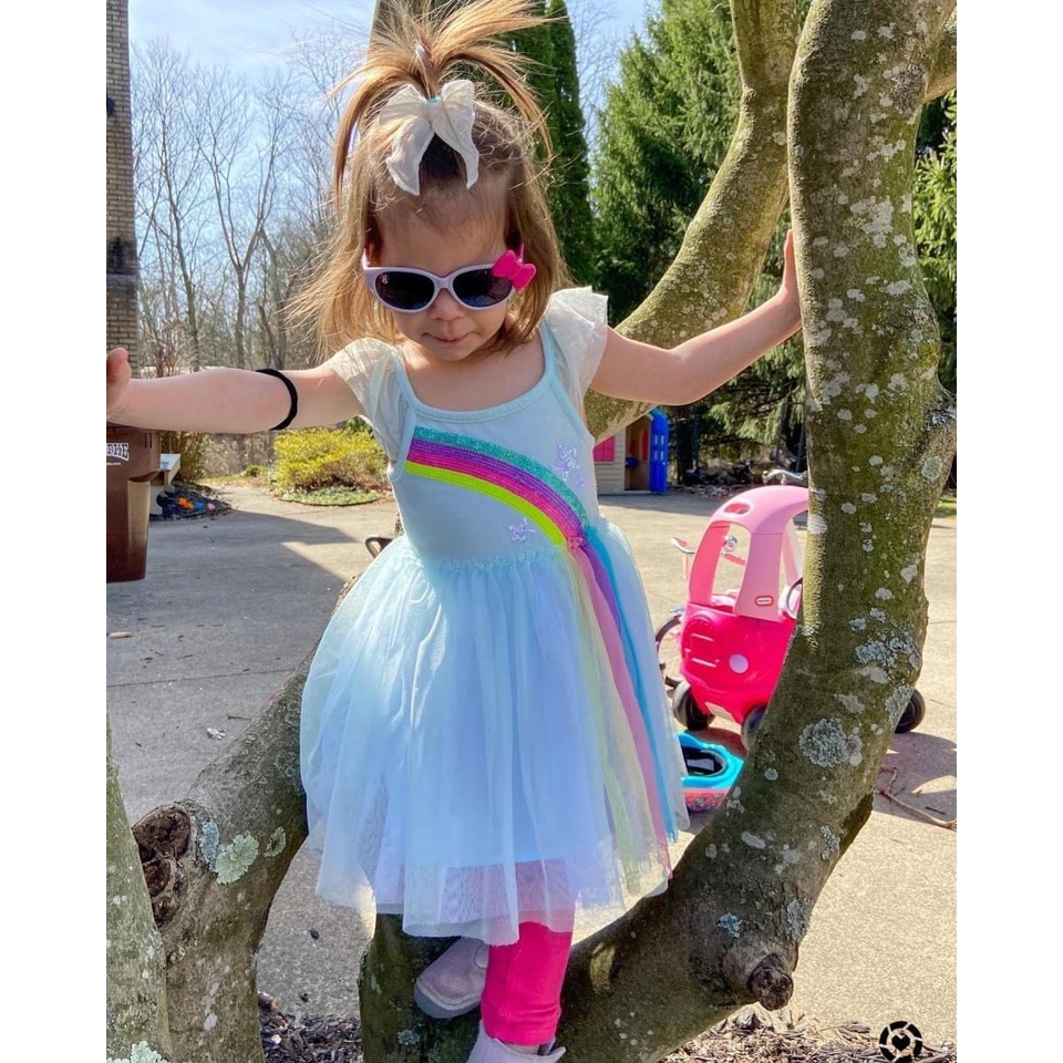 Đầm Cat&Jack cánh tiên - xanh cầu vồng