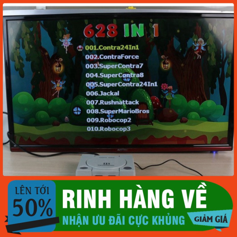 SALE KHÔ MÁU Máy Chơi Game 628 trò nes + 20 trò mới , Chuẩn HDMI , playstation , tay cầm game , máy chơi game , ps4 , bả