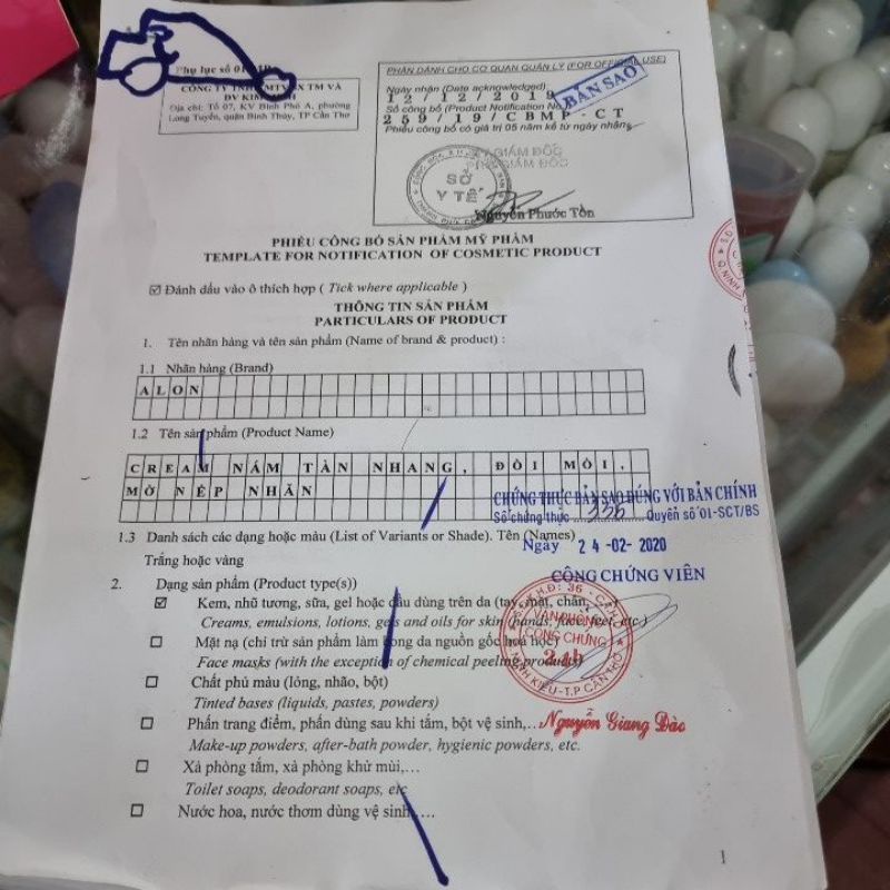 kem alon nám tàn nhang đồi mồi 7g [chính hãng công ty]