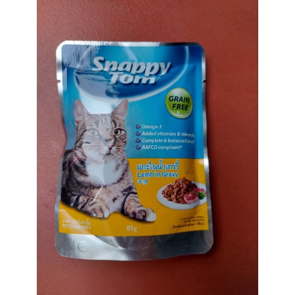 Pate mèo snappy tom gói 85g thức ăn ướt cho mèo từ 2 tháng tuổi trở lên