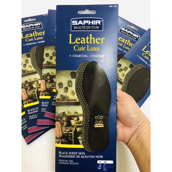 Lót giày Saphir than hoạt tính BDC Pháp