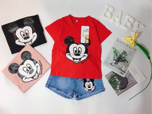 Set micky áo kèm quần jean mã SMK72082