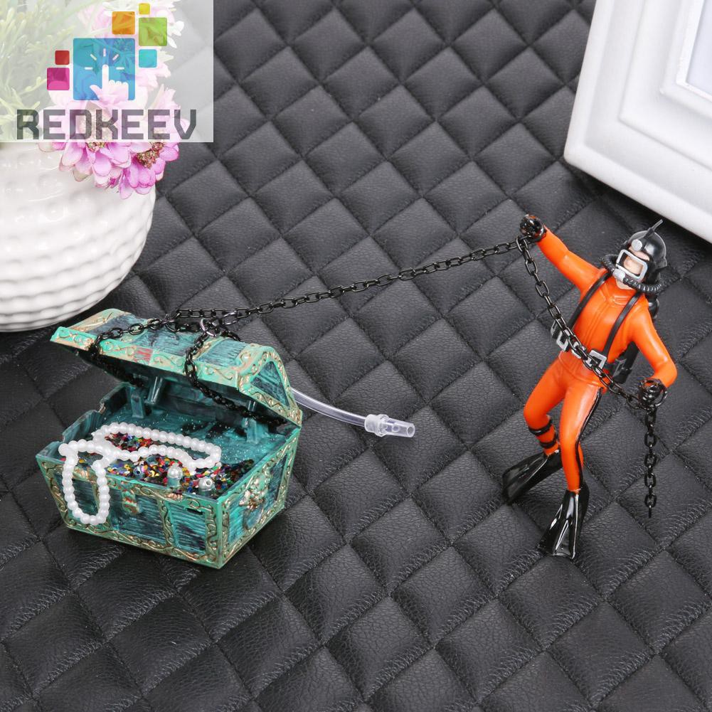 Đồ trang trí Thợ Lặn Đỏkeev 1.13 Trang Trí Bể Cá