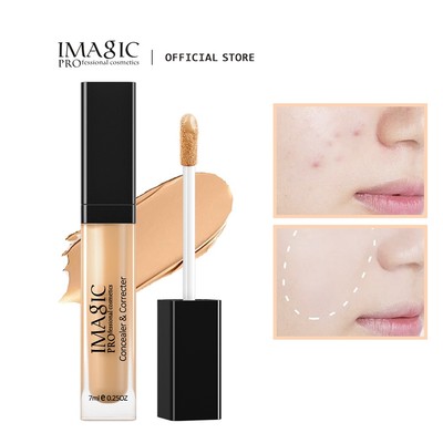 Imagic Full Coverage Concealer & Base Liquid 6 màu Cover Foundation Concealer Natural