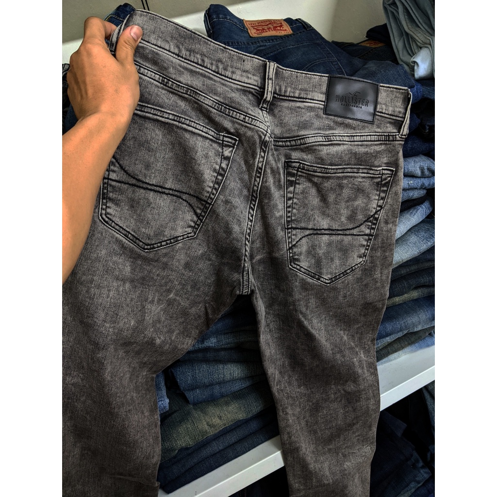 Quần jeans nam chính hãng form slim fit