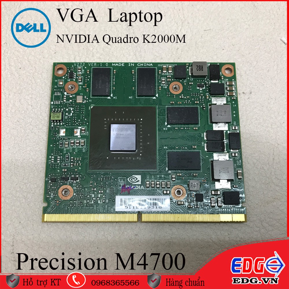 Card Màn Hình Laptop Dell M4700 . NVIDIA K2000M