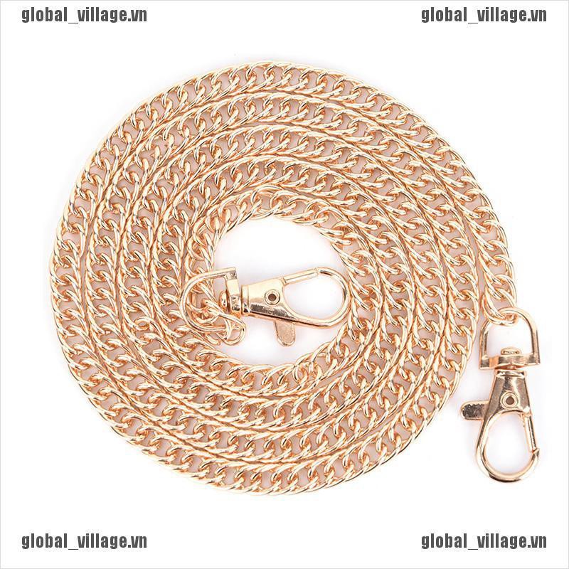 [global] 100cm Replacement Women Crossbody Shoulder Tote Strap Chain Handle Handbag DIY [village]