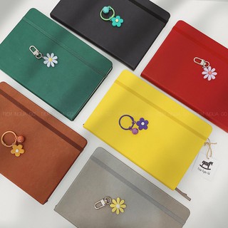 Sổ ruột dot Bujo bìa da PU sử dụng làm planner, ghi chú, note, bullet journal, bujo - Tiệm Ngựa Gỗ