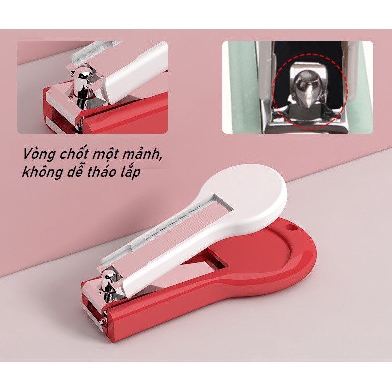 Bộ dụng cụ bấm móng tay cao cấp cho bé gồm 5 món- bộ cắt móng tay an toàn cho bé sơ sinh có hình ngộ nghĩnh (6811)