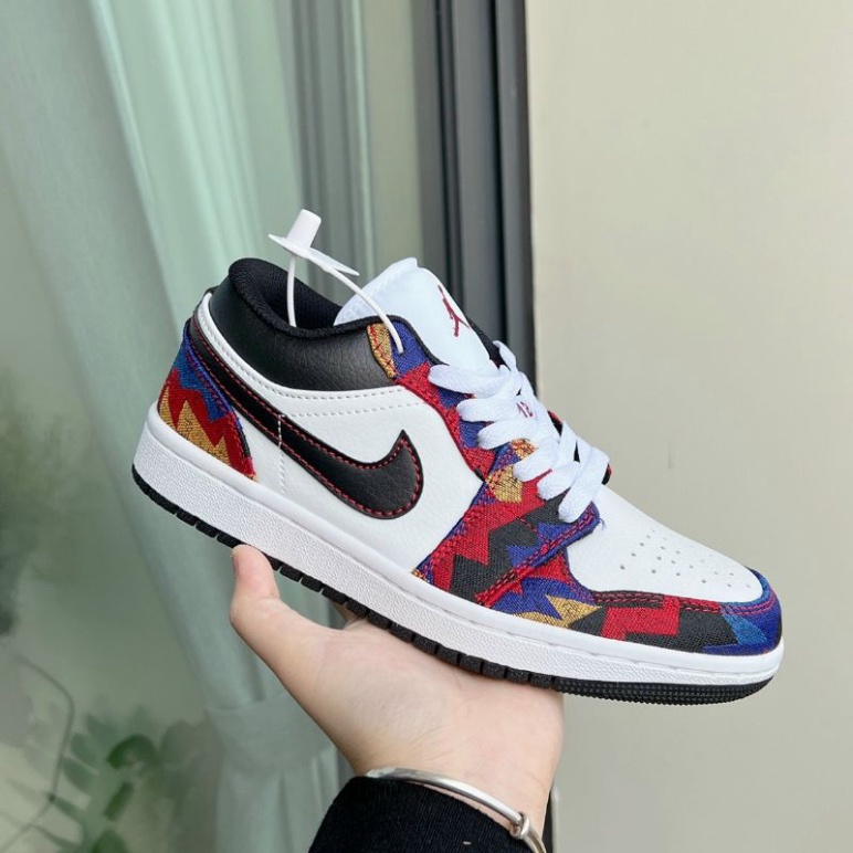 Giày 𝐉𝐨𝐫𝐝𝐚𝐧 Thổ Cẩm Cổ Thấp - Sneaker Unisex Nam Nữ Hàng cao cấp bản Trung hottrend 2023