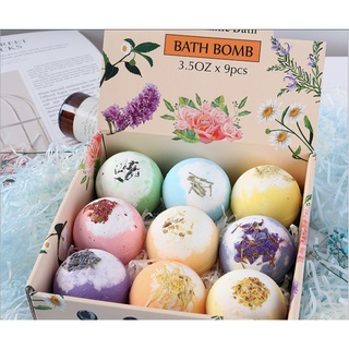 Set Bom Tắm Romantic Bath-Nhiều Mùi Hương Dưỡng Trắng , Dưỡng Ẩm Cho Da Khô sential Oils Bath Bomb