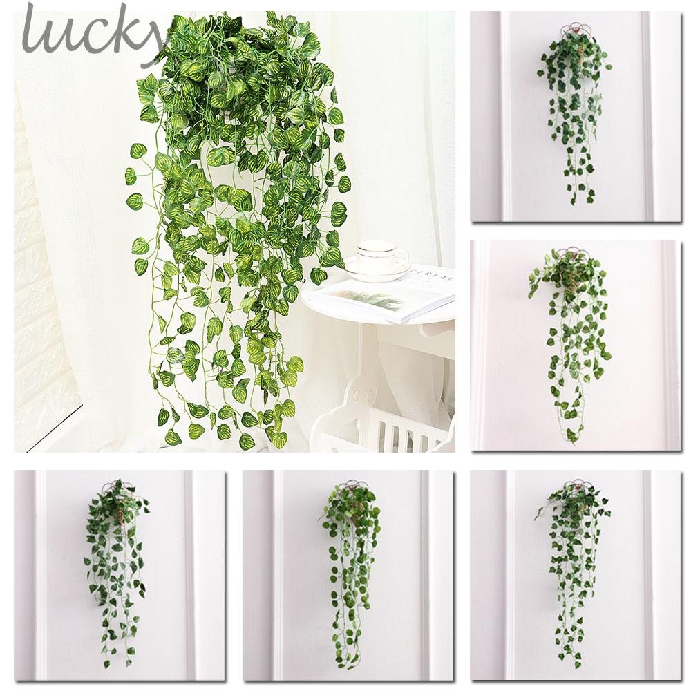 Cây nhựa giả 9 cành 90cm treo tường trang trí
