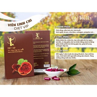 Viên uống linh chi Diet Vip cam kết chính hãng.