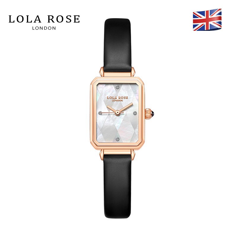 [Mã BMLTA50 giảm 10% đơn 150K] Đồng hồ nữ chính hãng Lolarose mặt vuông trắng xà cừ vỏ ngọc trai cao cấp thời trang | BigBuy360 - bigbuy360.vn