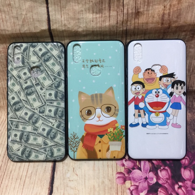 Ốp Vivo V9 viền dẻo họa tiết hình thú full bóng 4D cao cấp cực đẹp